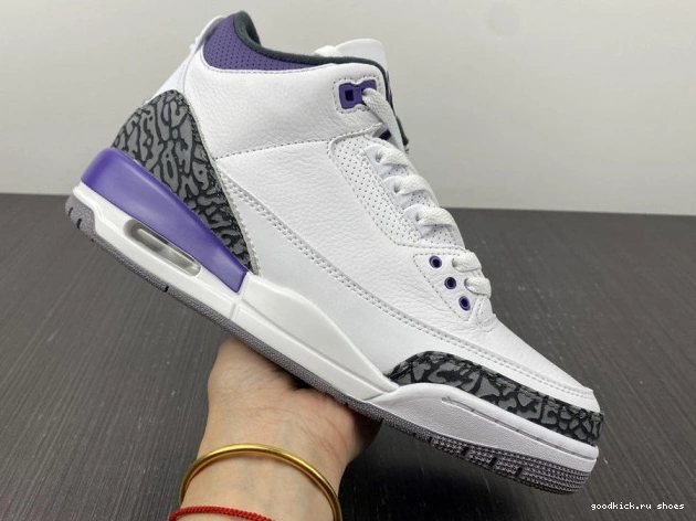 Rep 'Dark 3 CT8532-105 Air Retro Jordan Iris' 0814